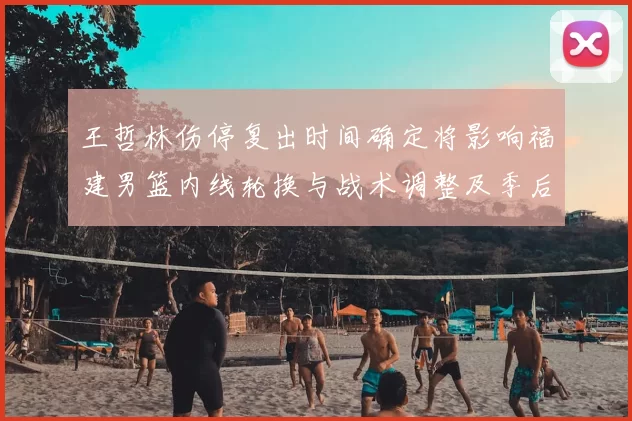 王哲林伤停复出时间确定将影响福建男篮内线轮换与战术调整及季后赛竞争